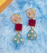 White Aquamarine Dangler Earring