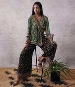 Ikaya Embroidered Angarkha Set