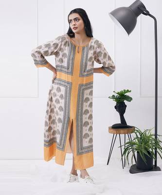 Ela Printed Boxy Dress 1
