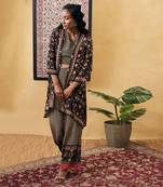 Zahra Embroidered Co-Ord Set With Jacket