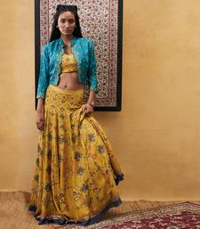 Zahra Embroidered Lehenga Set With Jacket