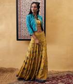 Zahra Embroidered Lehenga Set With Jacket