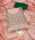 Peach Gotta Patti Cotton Salwar