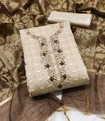 Beige Stone Banarasi Salwar