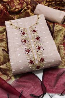 Mauve Stone Banarasi Salwar
