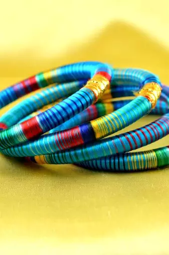 Bangle Kara Hand Made Rajasthani Strechable With Free Size