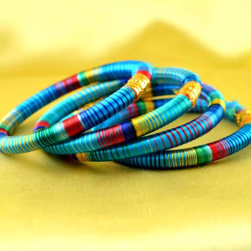 Bangle Kara Hand Made Rajasthani Strechable With Free Size