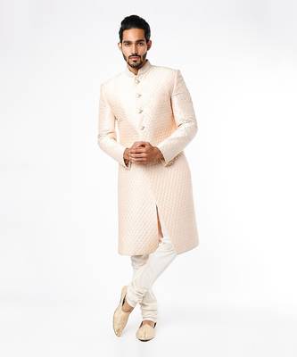 Cream Nawabi And Churidar 1