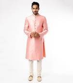 Silk Nawabi With Churidar