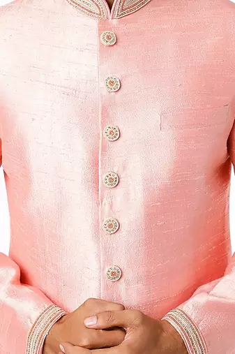 Silk Nawabi With Churidar
