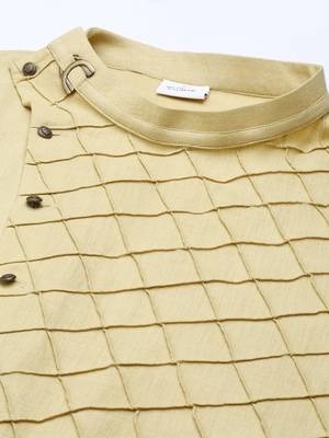 Yellow Angrakha Kurta Set 2