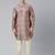 Grey Art Nouveou Floral Printed Kurta