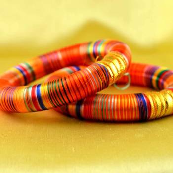 Bangle Kara Hand Made Rajasthani Strechable With Free Size 1