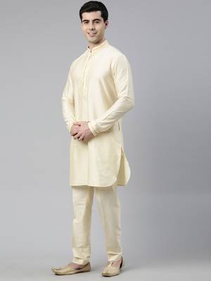Banarsi Brocade Jacket With Kurta Set 3