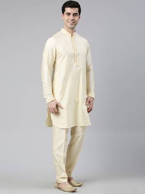 Banarsi Brocade Jacket With Kurta Set 4