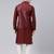 Maroon Jacquard Bandi With Maroon Kurta