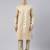 Gold Diamond Booti Front Open Kurta Set