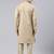 Gold Diamond Booti Front Open Kurta Set