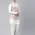 Geometric Textured Premium Jacket With Short Printed Kurta
