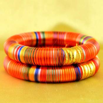 Bangle Kara Hand Made Rajasthani Strechable With Free Size 2