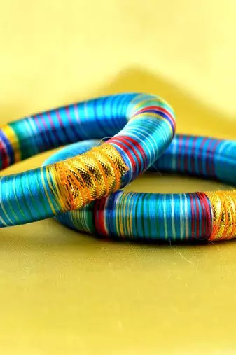 Bangle Kara Hand Made Rajasthani Strechable With Free Size
