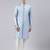 Powder Blue Jacquard Achkan