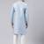 Powder Blue Jacquard Achkan