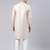 Peach Jacquard Achkan