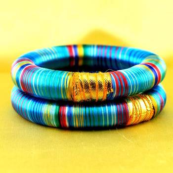 Bangle Kara Hand Made Rajasthani Strechable With Free Size 2