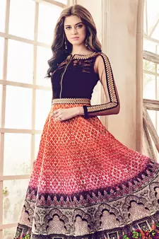 Multicolor Printed Faux Bhagalpuri Silk Salwar Free size full stitched Up To 42" Size