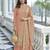 Classically Adorable Peach Colour Girlish Elegant Sharara Suit