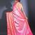 Pink Handwoven Kanjivaram Pattu Saree With Paisley And Ethnic Designs