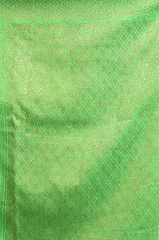 White Dupion Silk Handwoven Saree With Zari Woven Texture Patterns