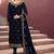 Blue Embroidered Georgette Salwar Up To 42" Size