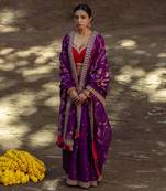Puple Chanderi Saree
