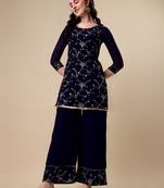 Olive printed silk saree with blouse