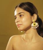 Yellow earrings