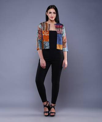 Vintage Silk Kantha Jacket 1