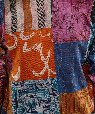 Vintage Silk Kantha Jacket 3