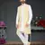 White Jacquard embroidered Sherwani