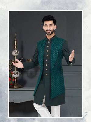 GREN Sequence embroidered Sherwani 2