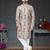 multicolor printed Silk kurta-pajama