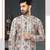 multicolor printed Silk kurta-pajama