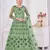 Heavy And Eye Catching Embroidery Work Green Colour Anarkali Suits For Trendy Girls