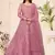 Heavy And Eye Catching Embroidery Work Dusty Pink Colour Anarkali Suits For Trendy Girls