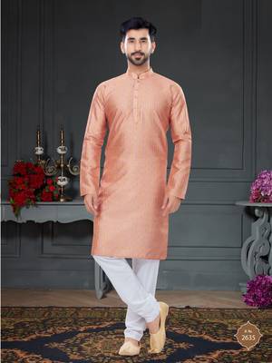 multicolor printed Silk kurta-pajama 1
