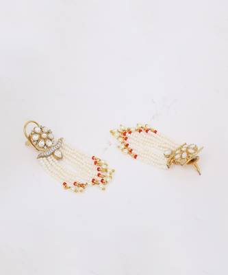 Red Gold Rhodium Earings 3