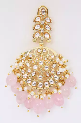 Pink Gold Rhodium Earings