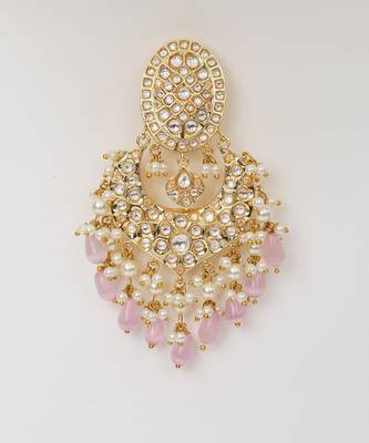 Pink Gold Rhodium Earings 2