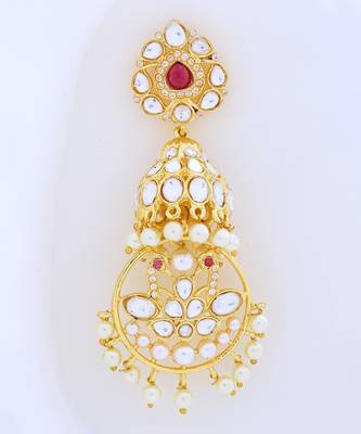 Red Gold Rhodium Earings 2